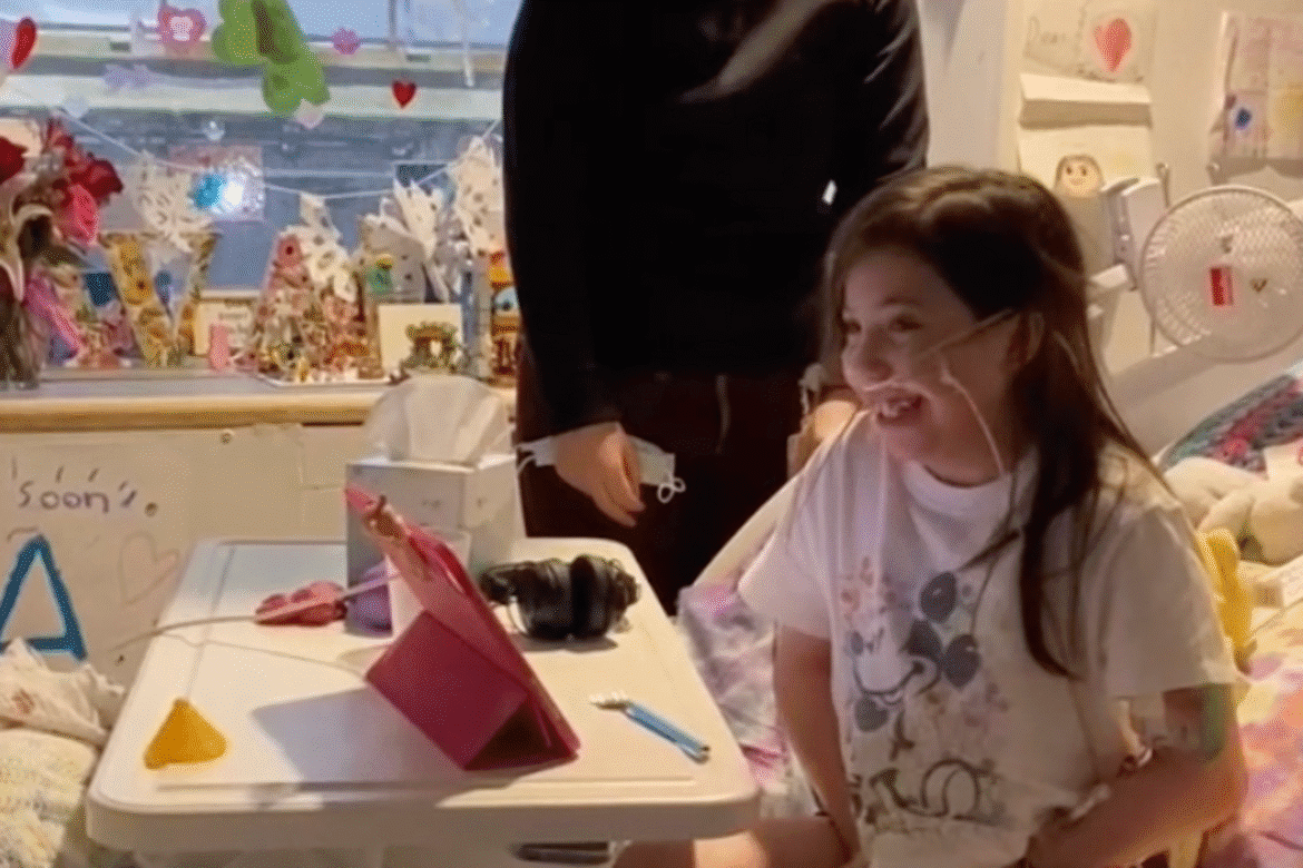 11 year old girl finds out shes getting a heart transplant