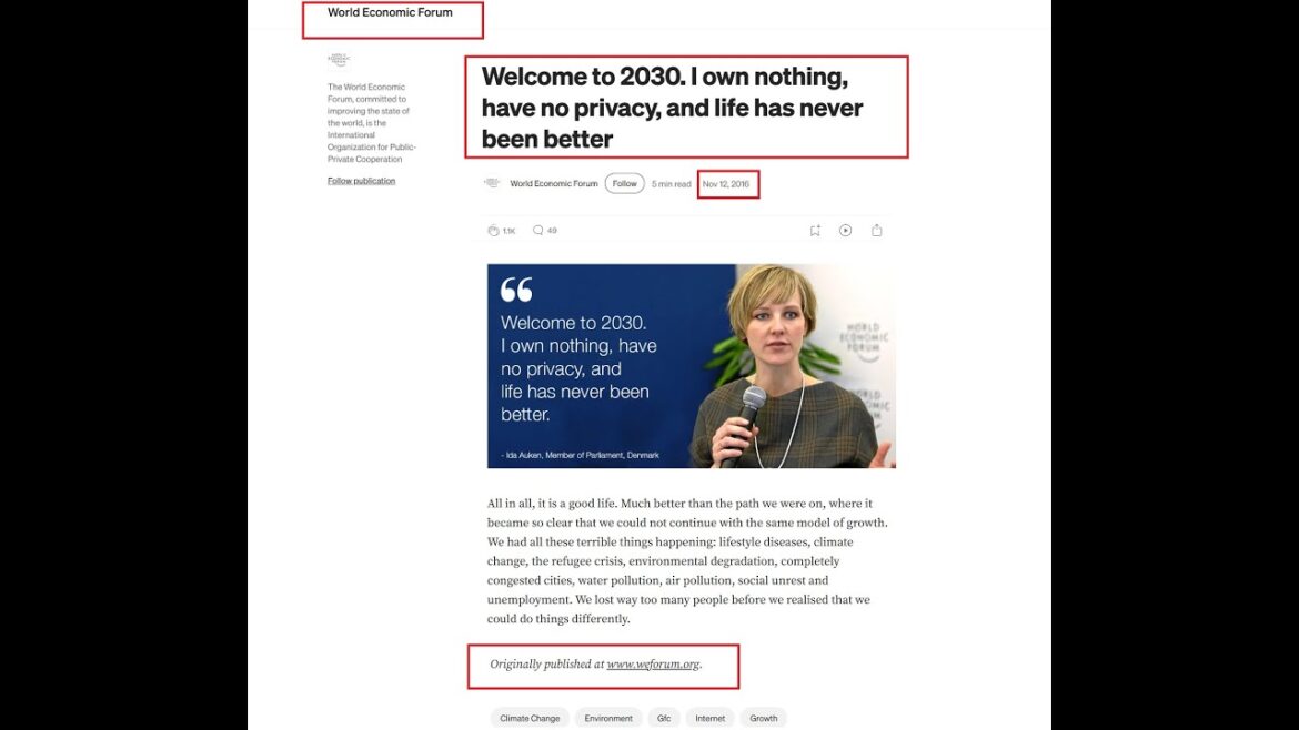 You will own nothing and you will be happy 