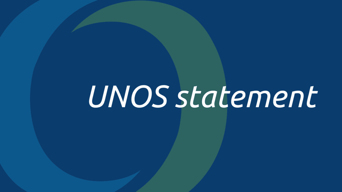 Unos press release graphic statement