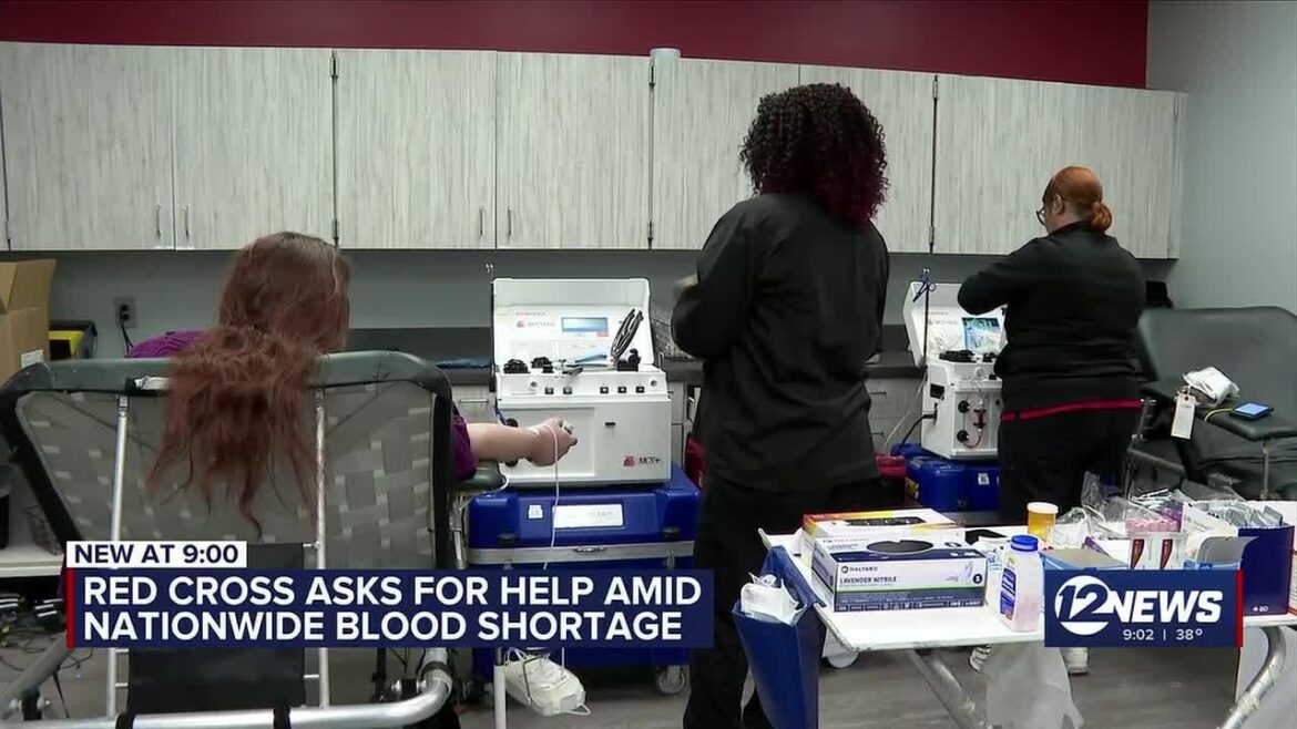 Red cross asks for help amid nationwide blood shortage