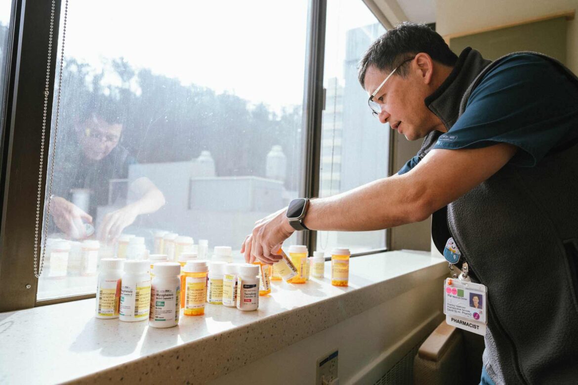 David quan with kidney transplant medications