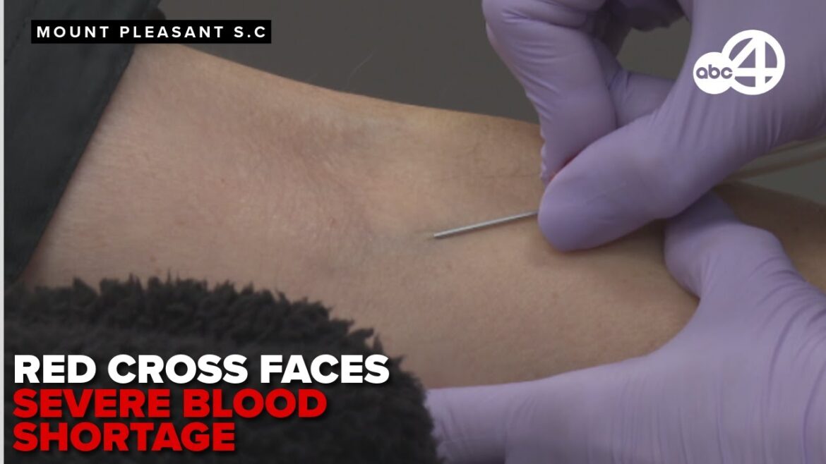 Red cross urges donors as the face 'severe' blood shortage