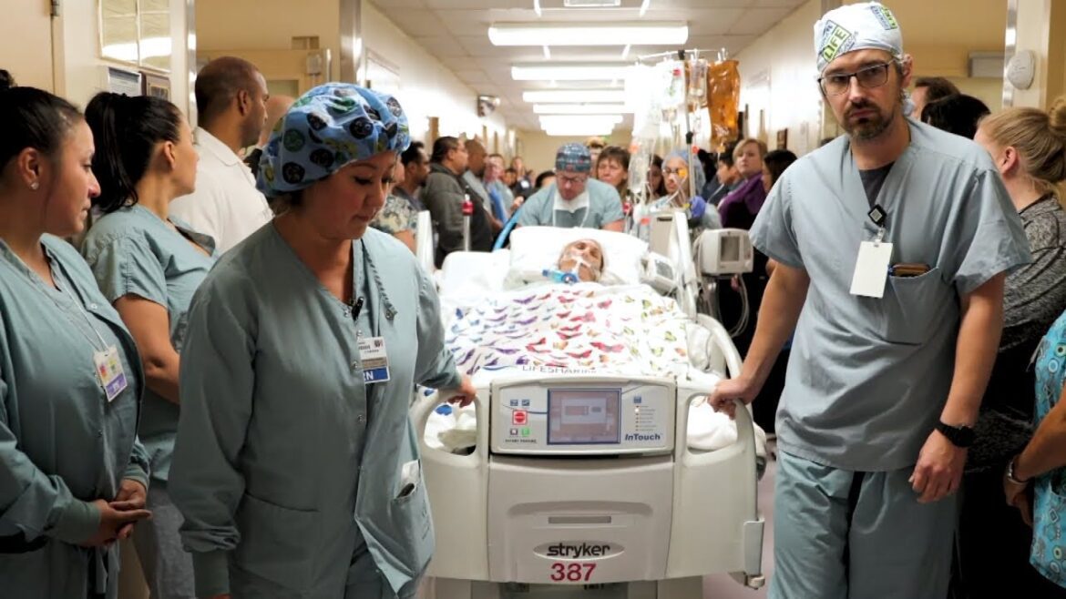 Hospital holds honor walk for organ donor who saved 5